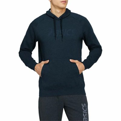 Tröja med huva Herr Asics Big Oth M Mörkblå (Storlek: L)