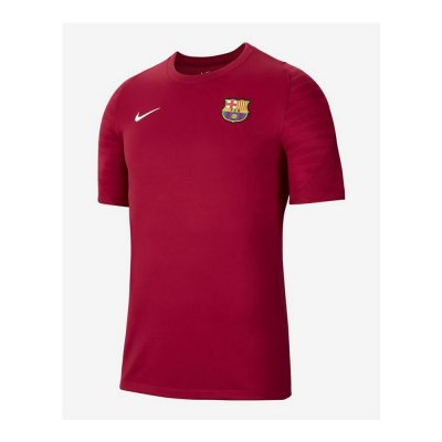 Kortärmad fotbollströja för herrar Nike Strike FC Barcelona Mörkröd (Storlek: XL)
