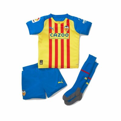 Träningskläder, Baby Puma Valencia CF Third Kit 22/23 Gul (Storlek: 2-3 år)