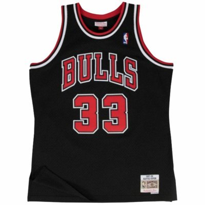 Baskettröja Mitchell & Ness Chicago Bull Scotie Pippen Svart (Storlek: M)