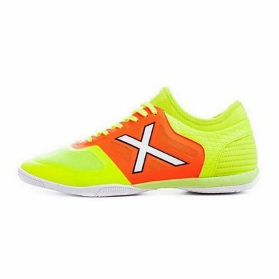 Fotbollsskor för inomhusbruk för vuxna Munich Tiga Indoor 23 Orange (Fotstorlek: 42)