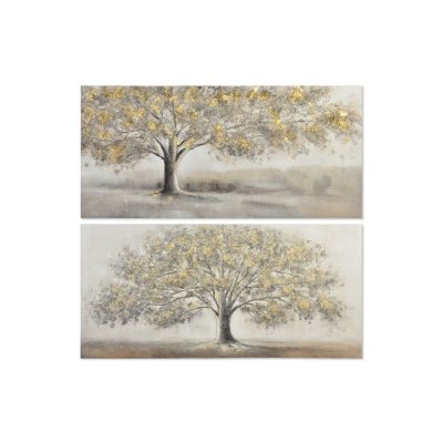 Tavla DKD Home Decor Träd (150 x 3,5 x 70 cm) (2 antal)