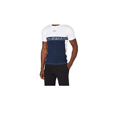 T-shirt med kortärm Herr Kappa 31154XW A09 Vit (Storlek: L)