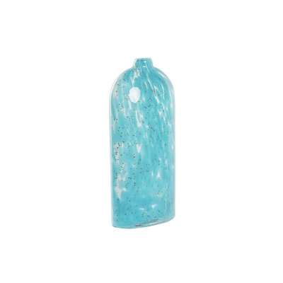 Vas DKD Home Decor Glas Blå Medelhavs (12,5 x 6,5 x 28 cm)