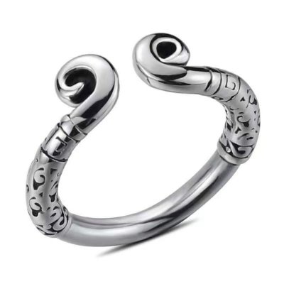 Fingerring Silvrig Stam (Renoverade A)