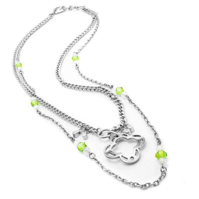 Damhalsband Folli Follie 3N9F226EW (60 cm)