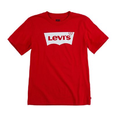 T-shirt med kortärm Barn Levi's Batwing Röd (Storlek: 10 år)