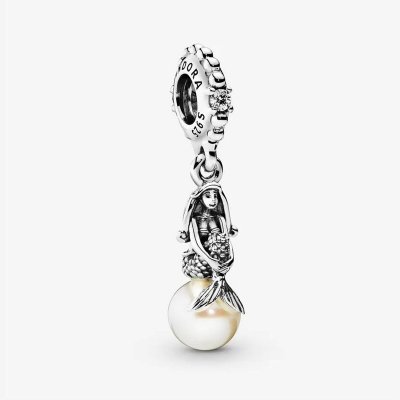 Dampärlor Pandora 798232CZ Silvrig (2 cm)