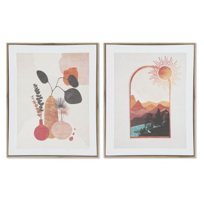 Tavla DKD Home Decor Vas Modern (40 x 3 x 50 cm) (2 antal)
