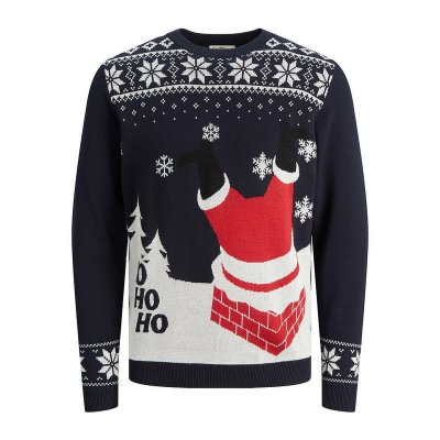Tröja Herr JORREXMAS Jack & Jones SANTA Marinblå (Storlek: XXL)