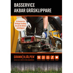 Basservice Trädgårdstraktor