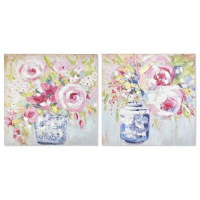 Tavla DKD Home Decor Vas (80 x 3 x 80 cm) (2 antal)