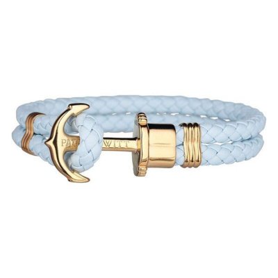 Unisexarmband Paul Hewitt PH-PH-L-G-BS Läder (16-17 cm) (19-20 cm) (Mått: 23 cm)