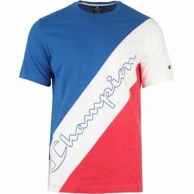T-shirt med kortärm Herr Champion Sportswear Blå (Storlek: XS)