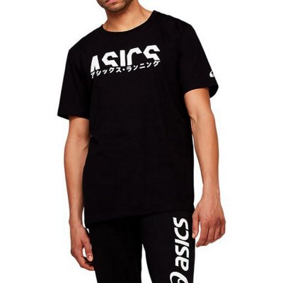 T-shirt med kortärm Herr Asics Katakana Svart (Storlek: XL)