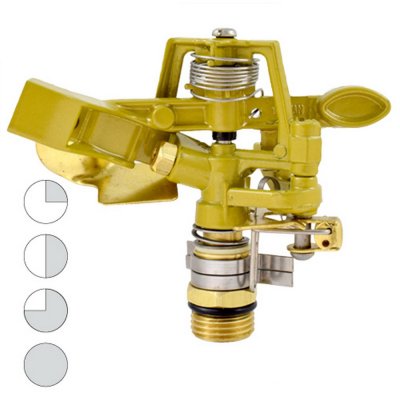 "Sprinkler Ferrestock Gul M1/2"" metallic"