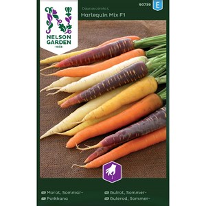 Fröer Nelson Garden Morot Sommar Harlequin Mix F1