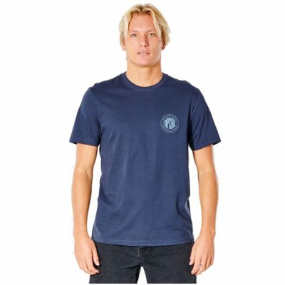 T-shirt med kortärm Herr Rip Curl Stapler M (Storlek: L)