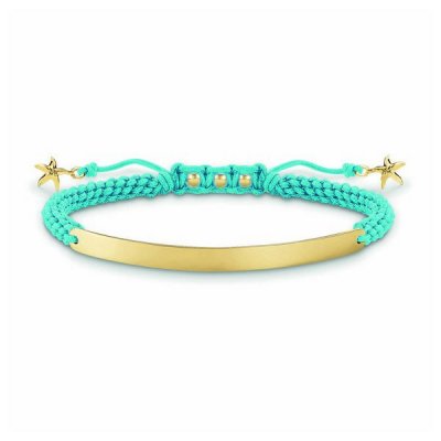 Damarmband Thomas Sabo LBA0060-848-1 Blå Silver Gyllene (Mått: 14,5-21 cm)
