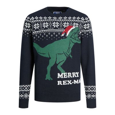 Tröja Unisex Jack & Jones T REX Marinblå (Storlek: 14 år)