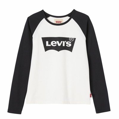 Långärmad t-shirt, Barn Levi's Brianza Vit (Storlek: 4 år)