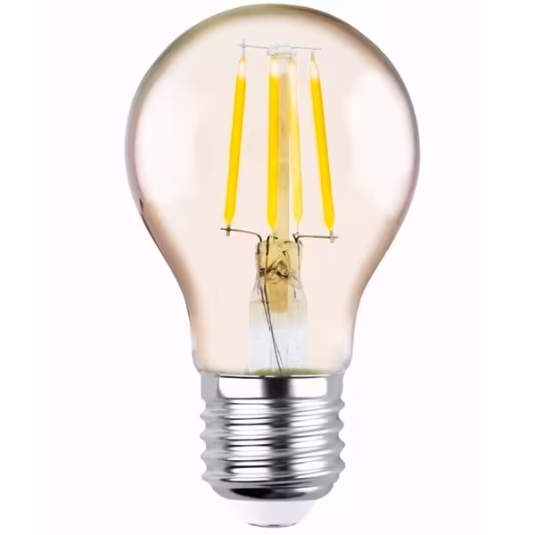 Forever LED-lampa E27 A60 4W 2200K 400lm Guld