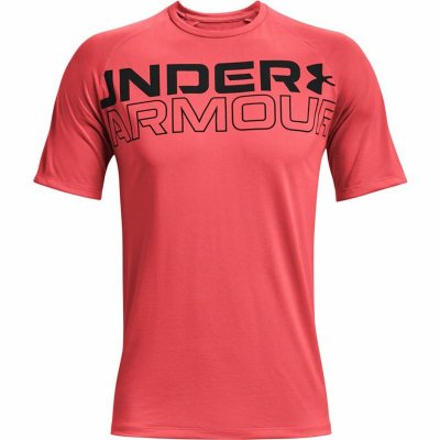 T-shirt med kortärm Herr Under Armour Tech 2.0 Röd (Storlek: L)