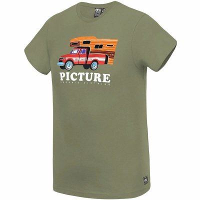 T-shirt med kortärm Schimido Picture Military Persimon (Storlek: M)