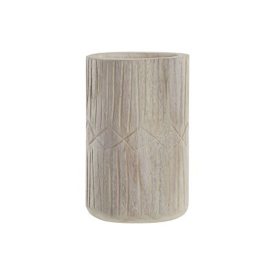 Vas DKD Home Decor Naturell Paulowniaträ (15 x 15 x 24 cm)