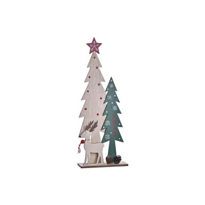 Julgranskula DKD Home Decor Träd MDF (12 x 5 x 32 cm)