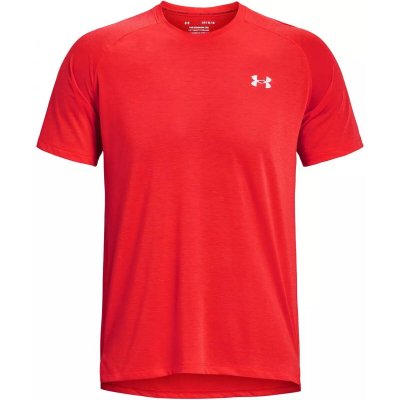 T-shirt med kortärm Herr Under Armour Streaker Röd (Storlek: L)