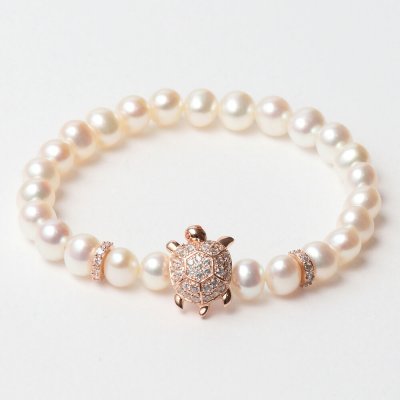 Damarmband Lancaster JLA-BR-TURTLE-2-WH Vit Sterlingsilver 16 mm Rosa