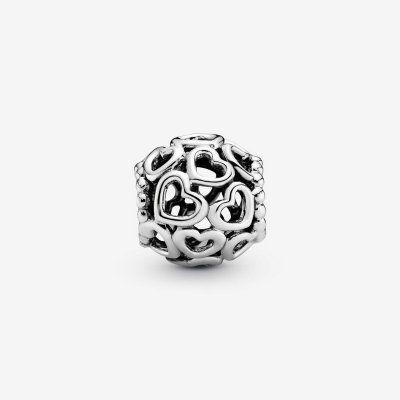 Dampärlor Pandora 790964 Silvrig (1 cm)