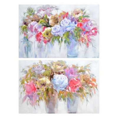 Tavla DKD Home Decor S3018305 Vas (2 antal) (90 x 3 x 60 cm)