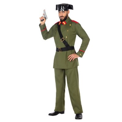 Maskeraddräkt vuxna Civilvakt 4 pcs (Storlek: M/L)