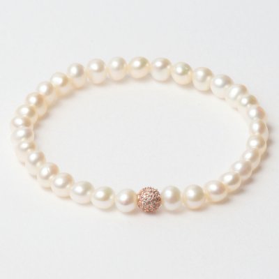Damarmband Lancaster JLA-BR-SB-2-WH Vit Sterlingsilver 16 mm Rosa