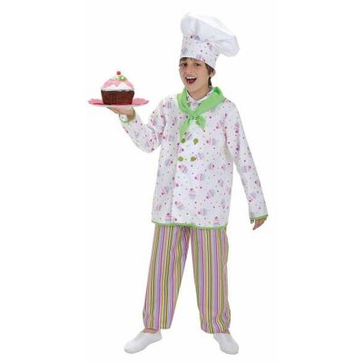 Maskeraddräkt för barn Pastry Chef (Storlek: 11-13 år)