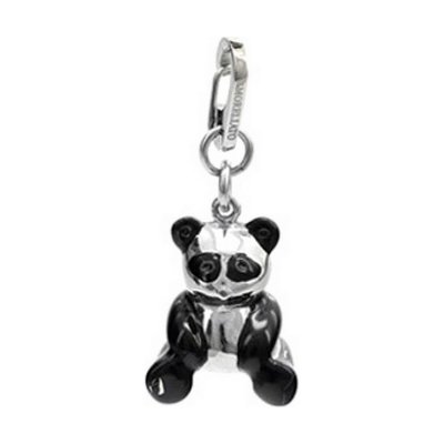 Dam: Berlockarmband Morellato Panda Silvrig Svart