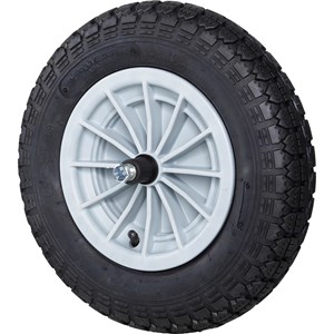 Hjul till 1-hjulig skottkärra Gardenia/Robust, Silver