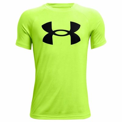 T-shirt med kortärm Herr Under Armour Tech Twist Gul (Storlek: 18-20 år)