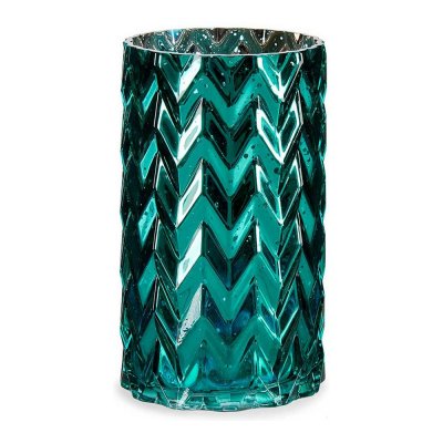 Vas Gravyr Ax Glas Turkos (11,3 x 19,5 x 11,3 cm)