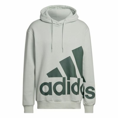 Tröja med huva Herr Adidas Essentials GL Vit (Storlek: S)