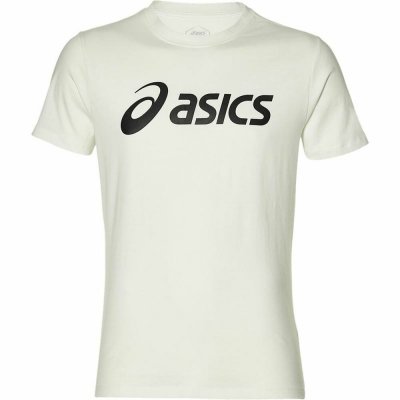 T-shirt med kortärm Herr Asics Big Logo Vit (Storlek: S)