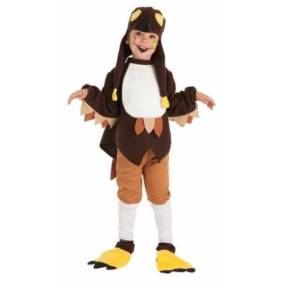 Maskeraddräkt för barn Crazy Uggla (Storlek: 7-9 år)