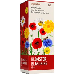 Blomsterblandning Granngården Blomsteräng, 1 kg