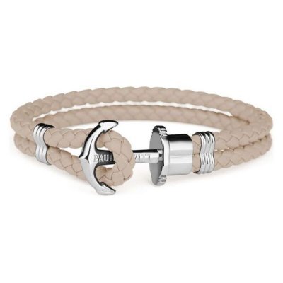 Armband Paul Hewitt PH-PH-L-S-H Beige Läder (Mått: 18,5 cm)