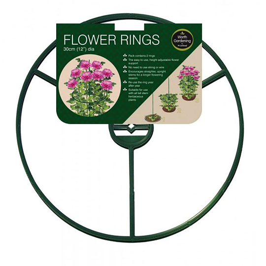 Växtstöd ring 30 cm, 2-pack
