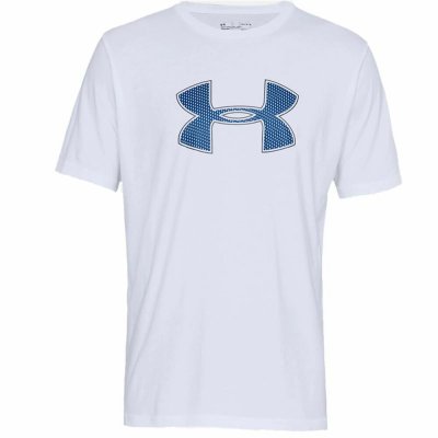 T-shirt med kortärm Herr Under Armour Fleece Big Logo Vit (Storlek: XL)