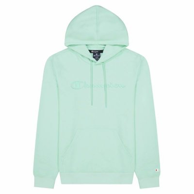 Tröja med huva Herr Champion Script Logo Hoodie M (Storlek: M)
