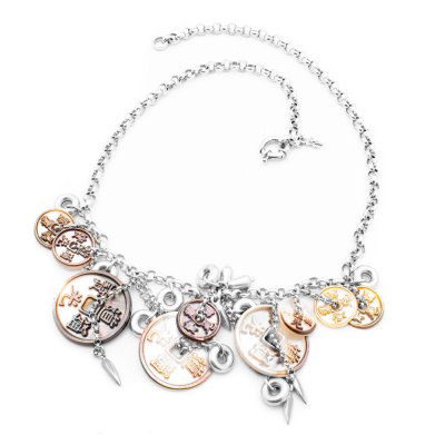 Damhalsband Folli Follie 4N8S006AW (30 cm)